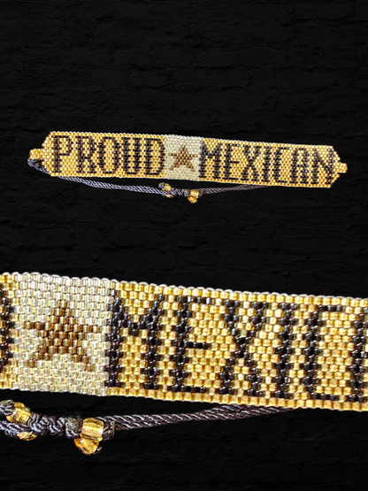 Wixarika Miyuki Beaded Bracelets – Handmade Mexican Huichol Jewelry "Corona"