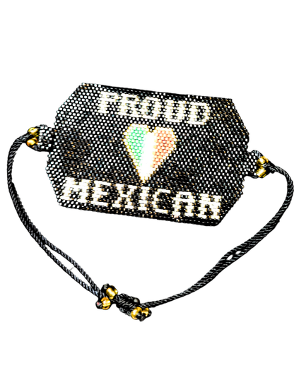 Wixarika Miyuki Beaded Bracelets – Handmade Mexican Huichol Jewelry "Corona"