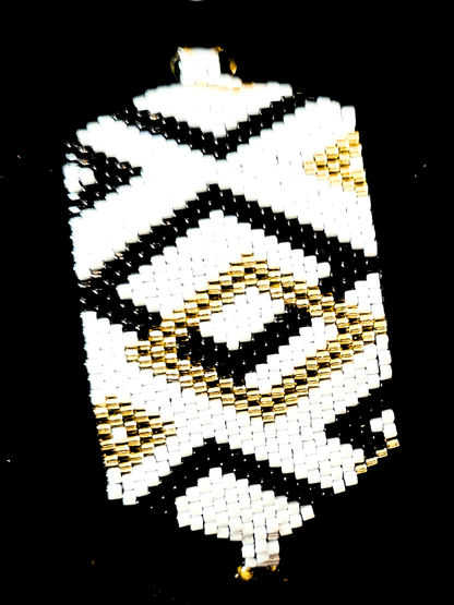 Wixarika Miyuki Beaded Bracelets – Handmade Mexican Huichol Jewelry "Corona"