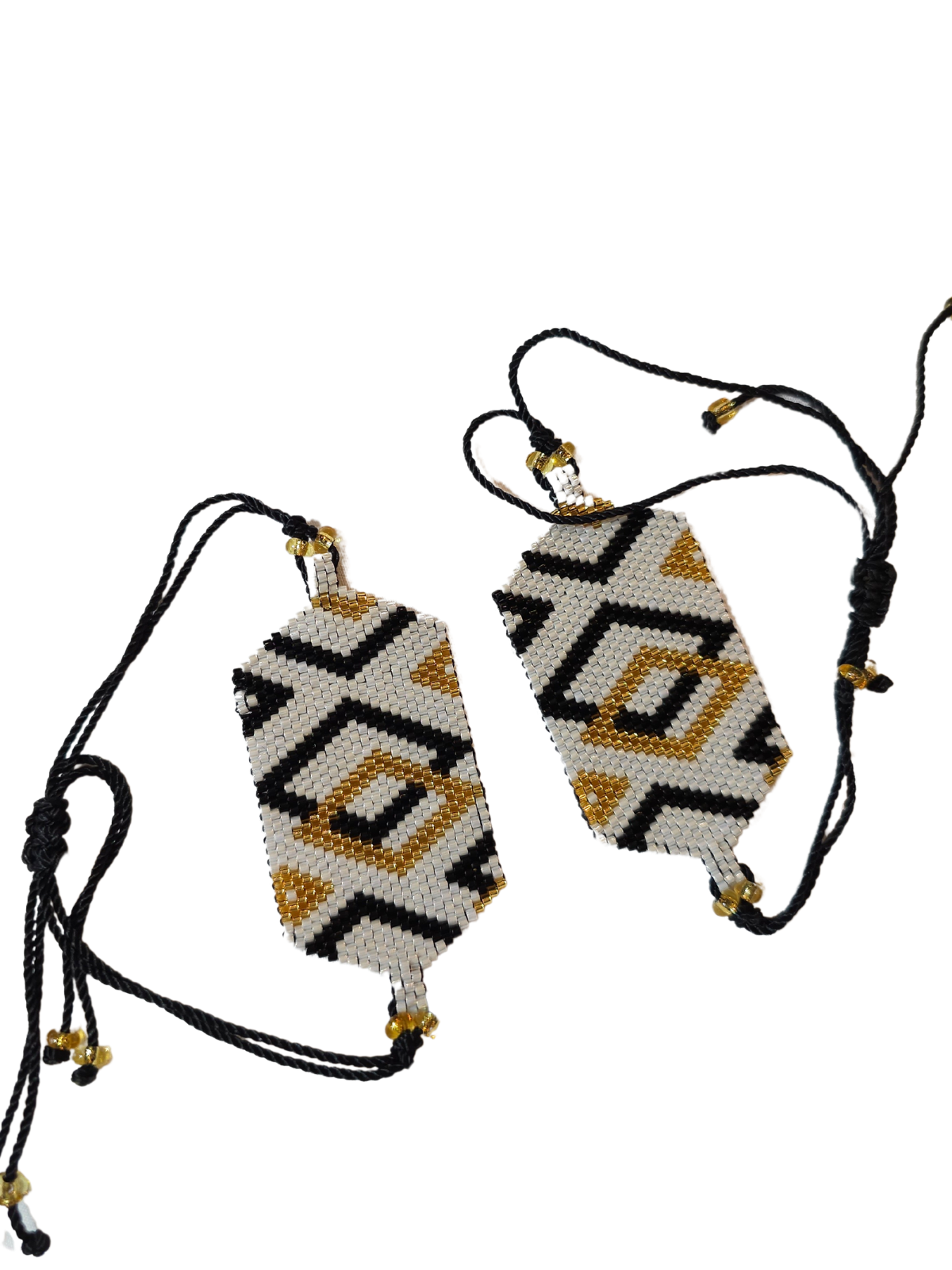 Wixarika Miyuki Beaded Bracelets – Handmade Mexican Huichol Jewelry "Corona"