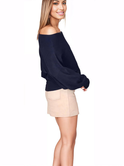 Handcrafted Lambskin Leather Round Mini Skirt Gold