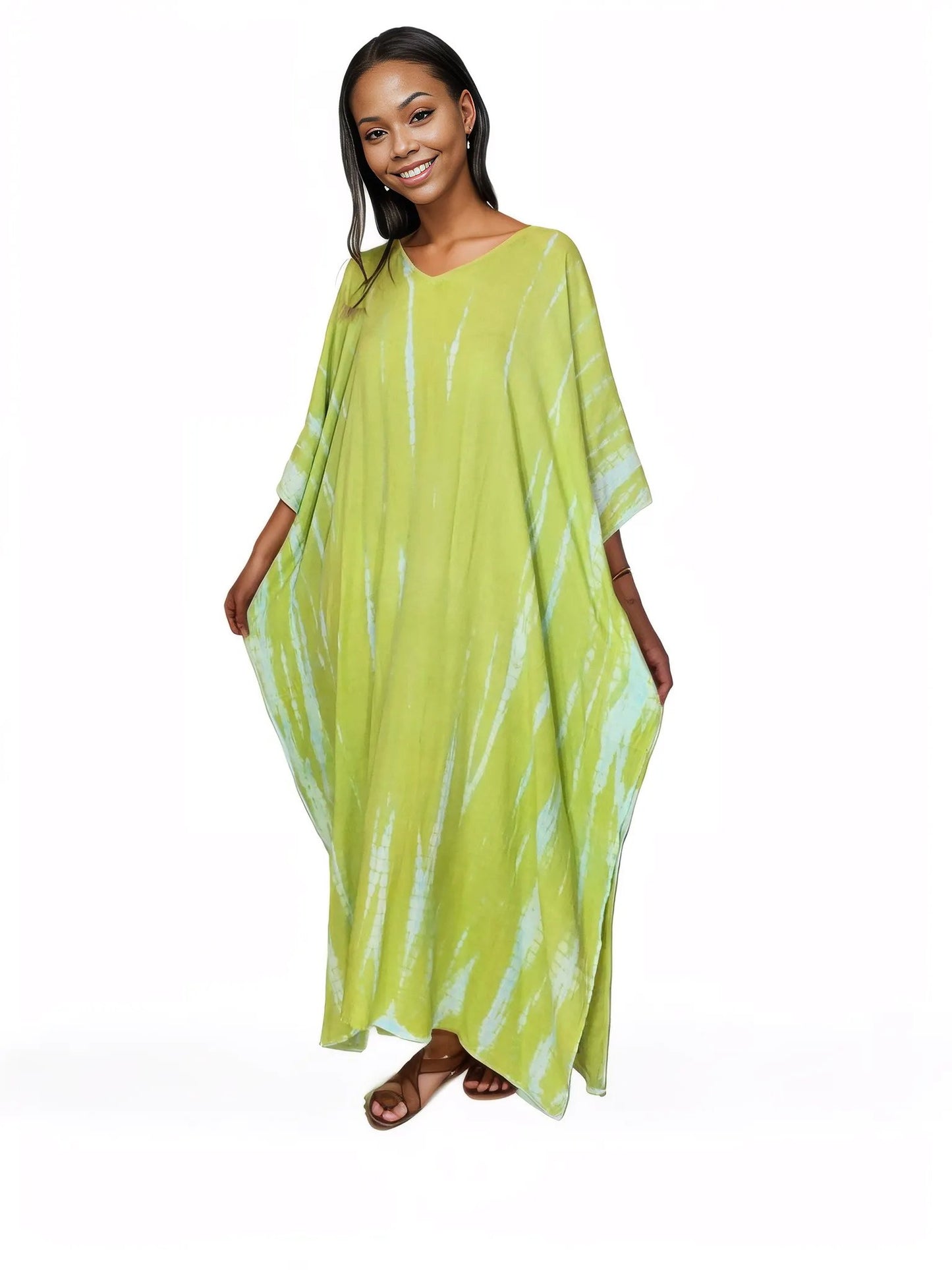 Boho Raw Lime Launch Dress