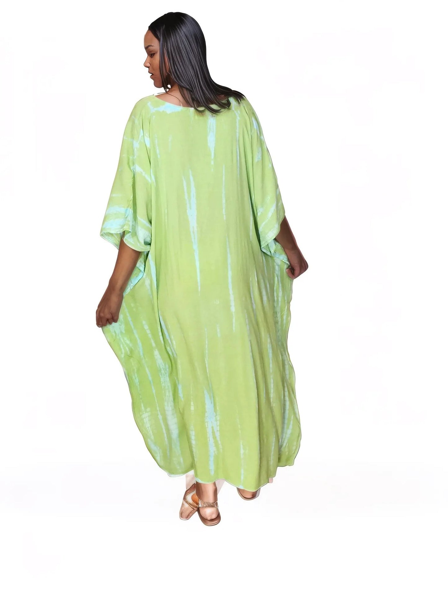 Boho Raw Lime Launch Dress