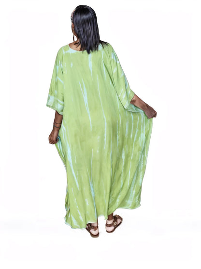 Boho Raw Lime Launch Dress