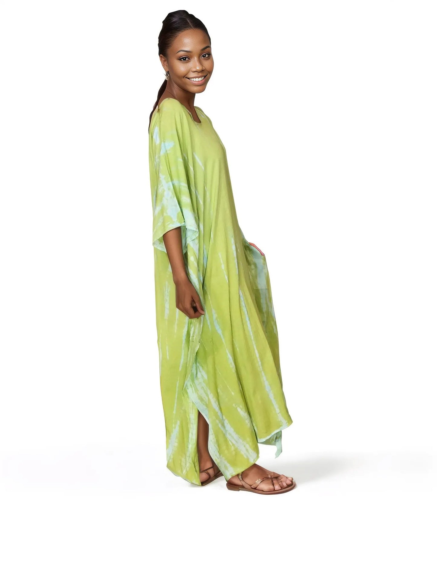 Boho Raw Lime Launch Dress