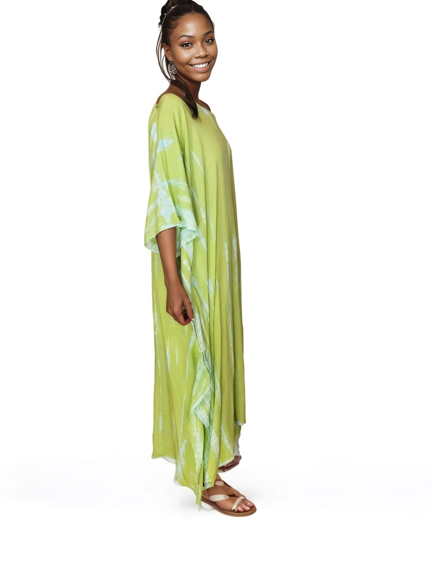 Boho Raw Lime Launch Dress