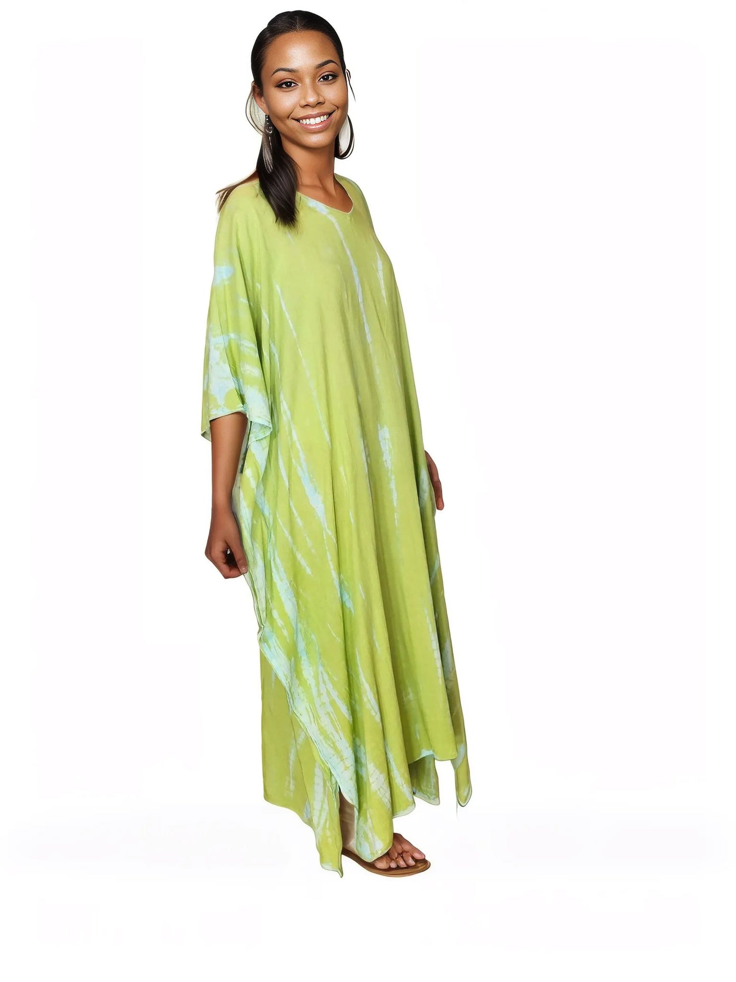 Boho Raw Lime Launch Dress