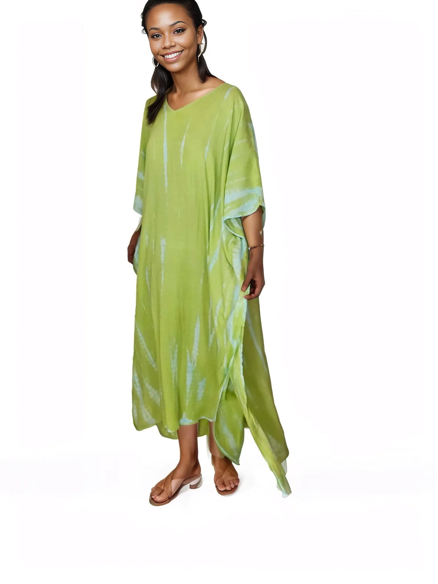 Boho Raw Lime Launch Dress