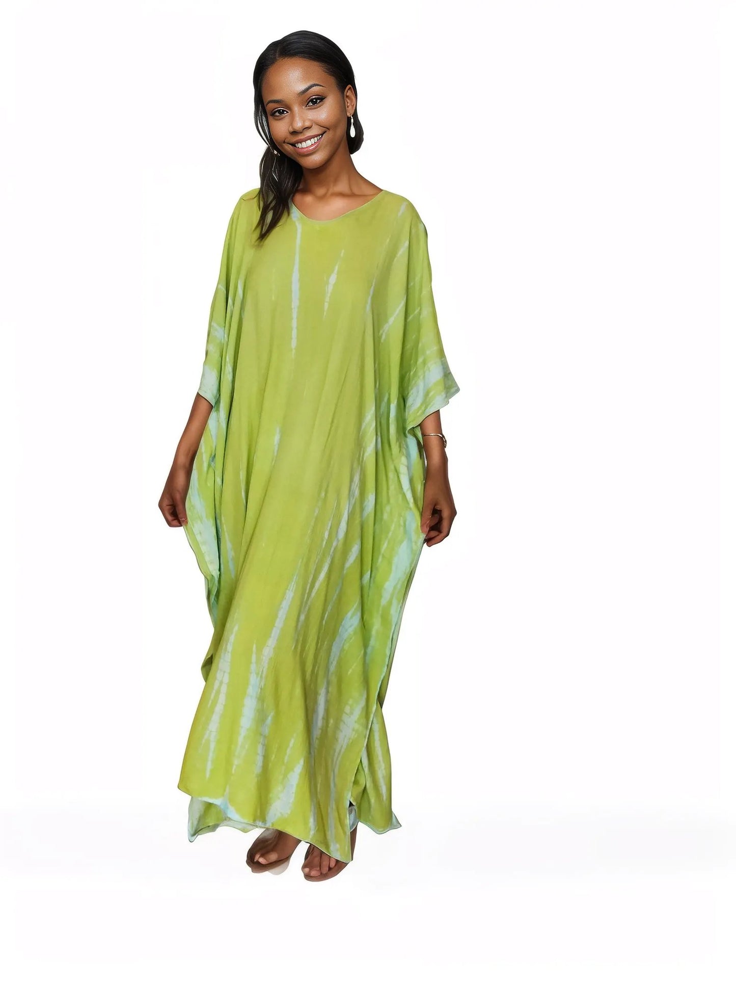 Boho Raw Lime Launch Dress