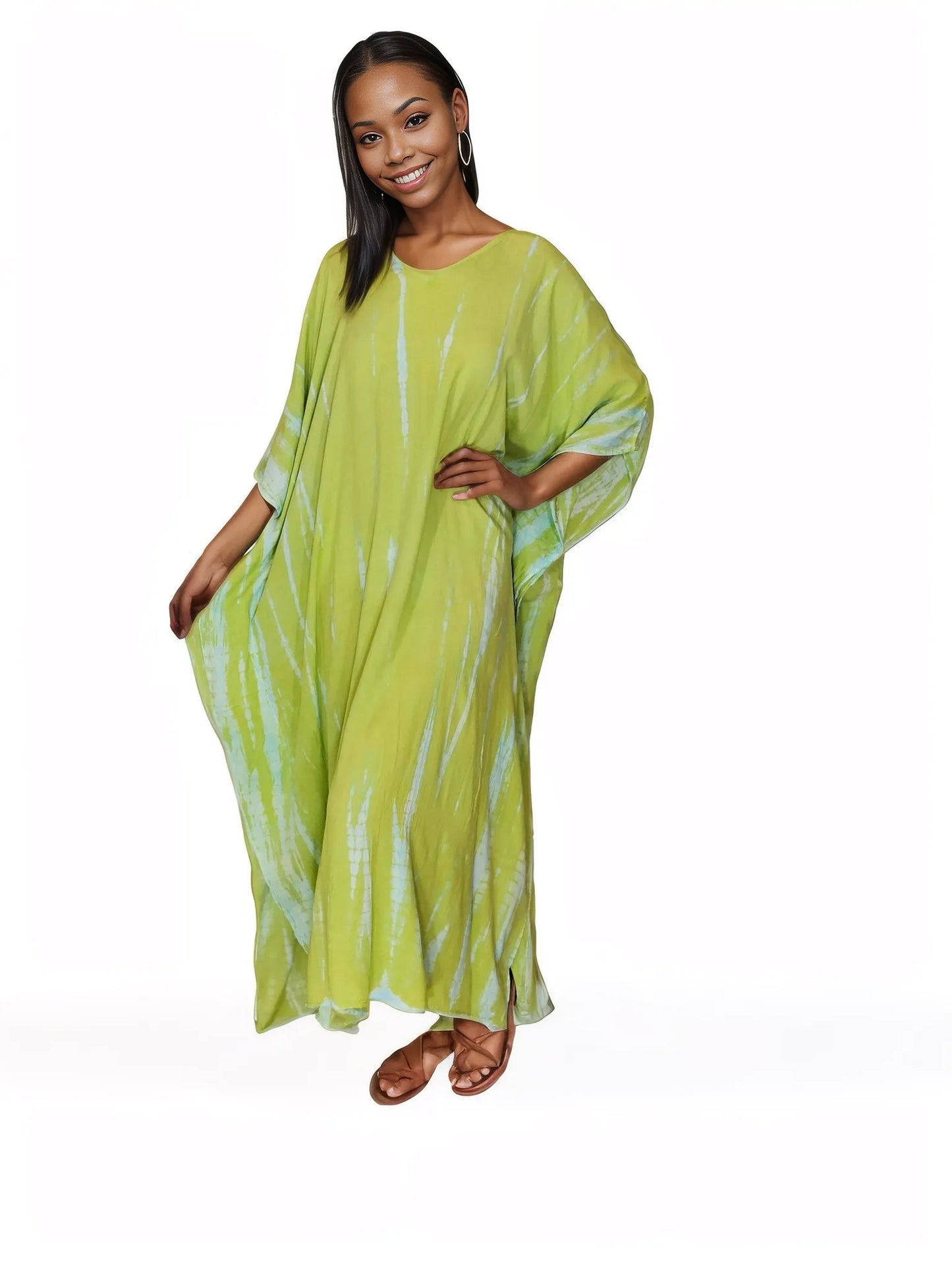 Boho Raw Lime Launch Dress