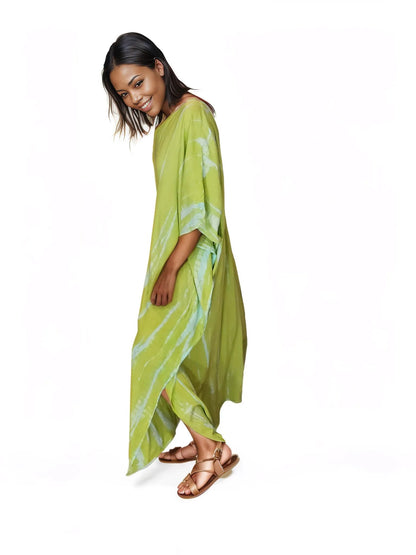 Boho Raw Lime Launch Dress