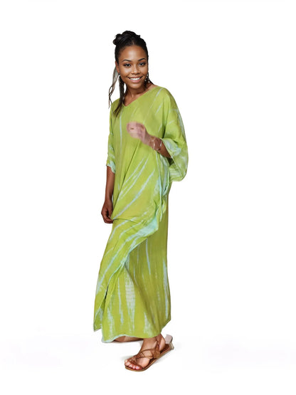 Boho Raw Lime Launch Dress