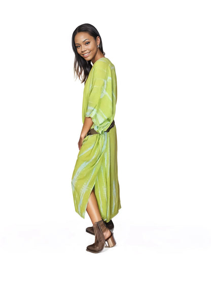 Boho Raw Lime Launch Dress