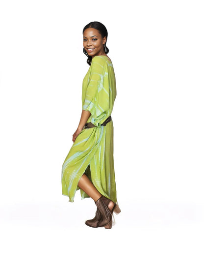 Boho Raw Lime Launch Dress