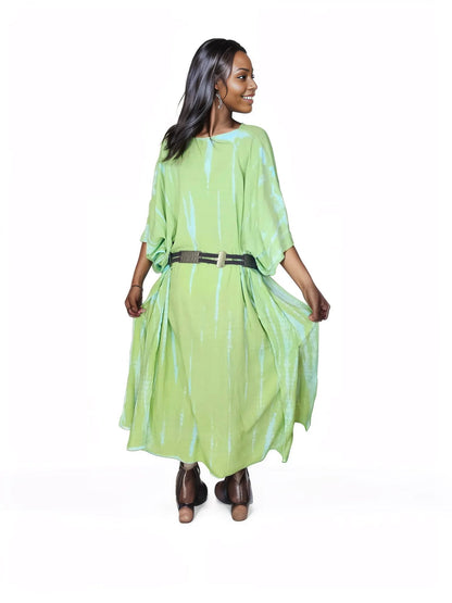 Boho Raw Lime Launch Dress