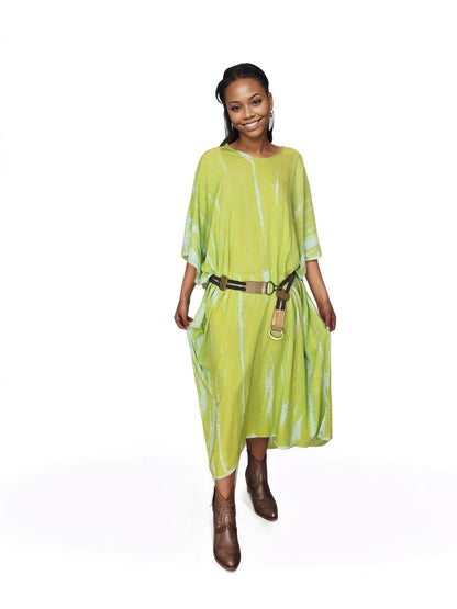 Boho Raw Lime Launch Dress