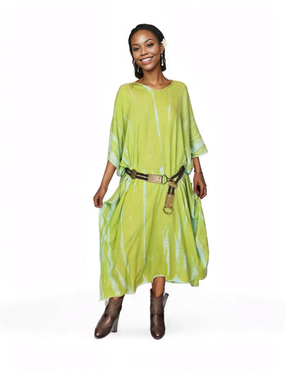 Boho Raw Lime Launch Dress