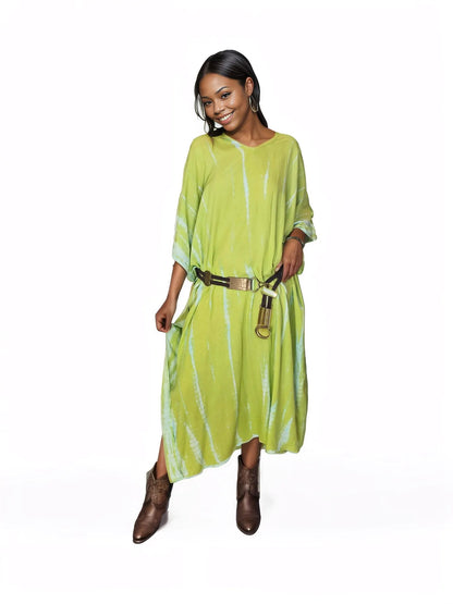 Boho Raw Lime Launch Dress