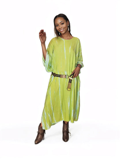 Boho Raw Lime Launch Dress