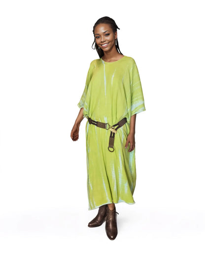 Boho Raw Lime Launch Dress