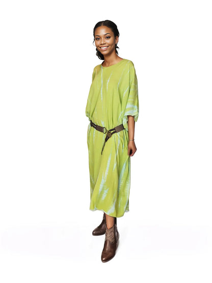 Boho Raw Lime Launch Dress