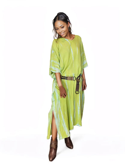 Boho Raw Lime Launch Dress