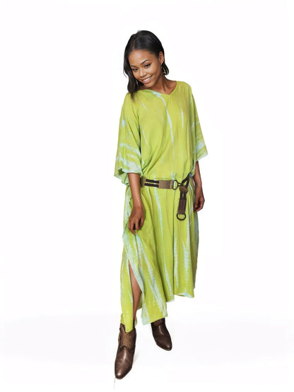 Boho Raw Lime Launch Dress