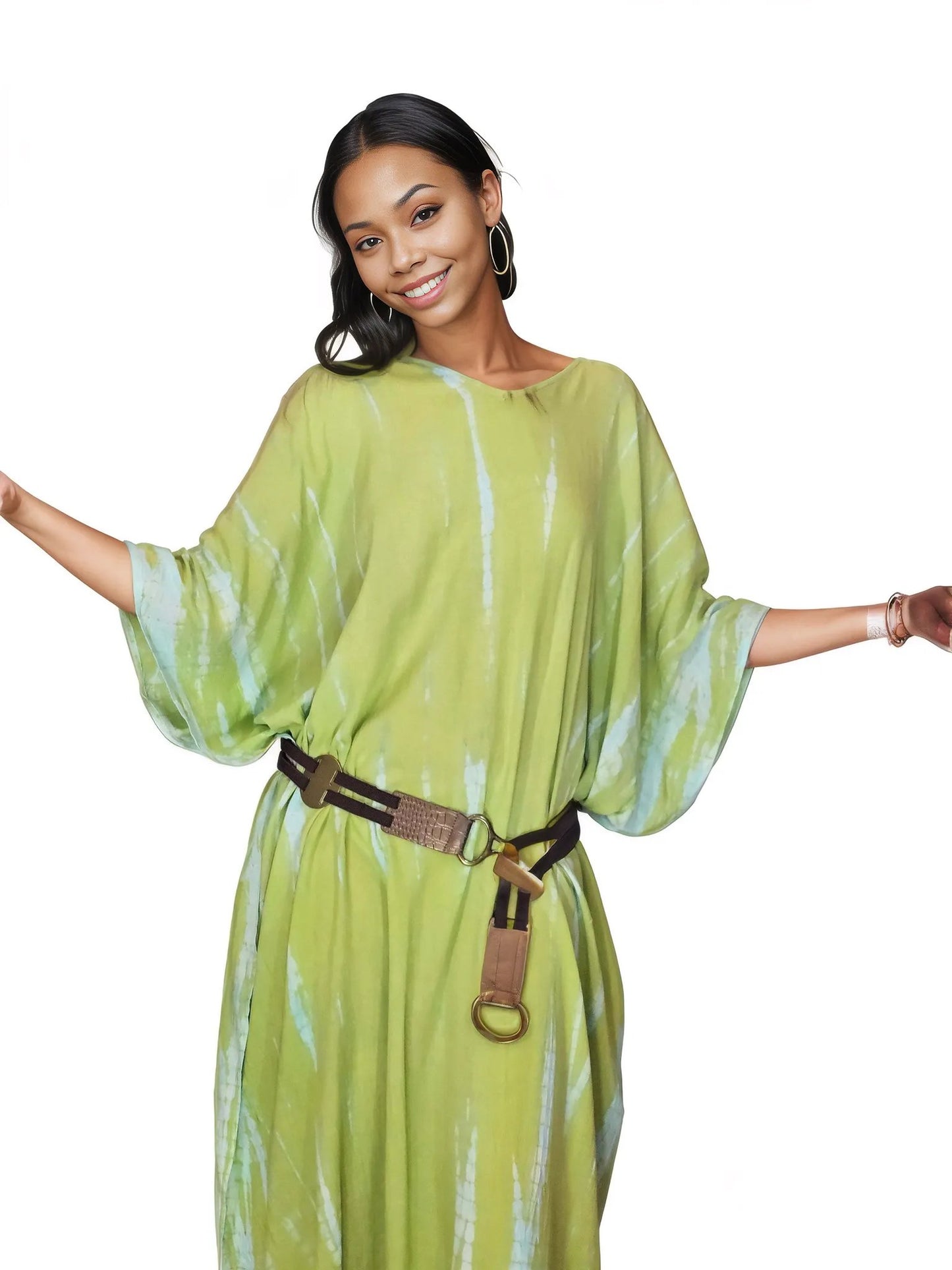 Boho Raw Lime Launch Dress