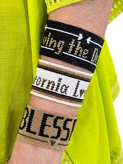 Wixarika Miyuki Beaded Bracelets – Handmade Mexican Huichol Jewelry "Corona"