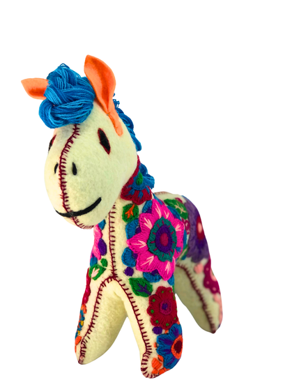 Otomi Hand Embroidered "Jirafa Amarilla"