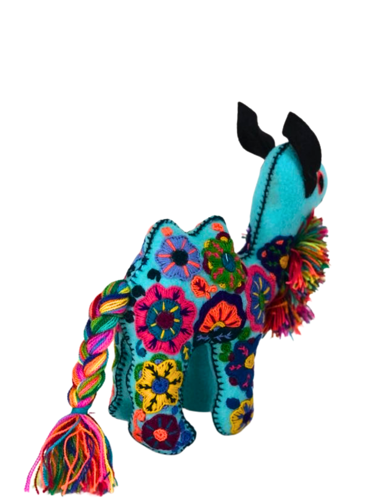 Otomi Hand Embroidered "Jirafa Amarilla"