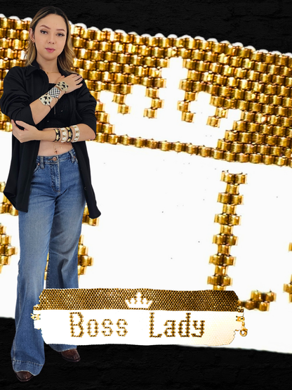 Wixarika Miyuki Beaded Bracelets – Handmade Mexican Huichol Jewelry "Corona"