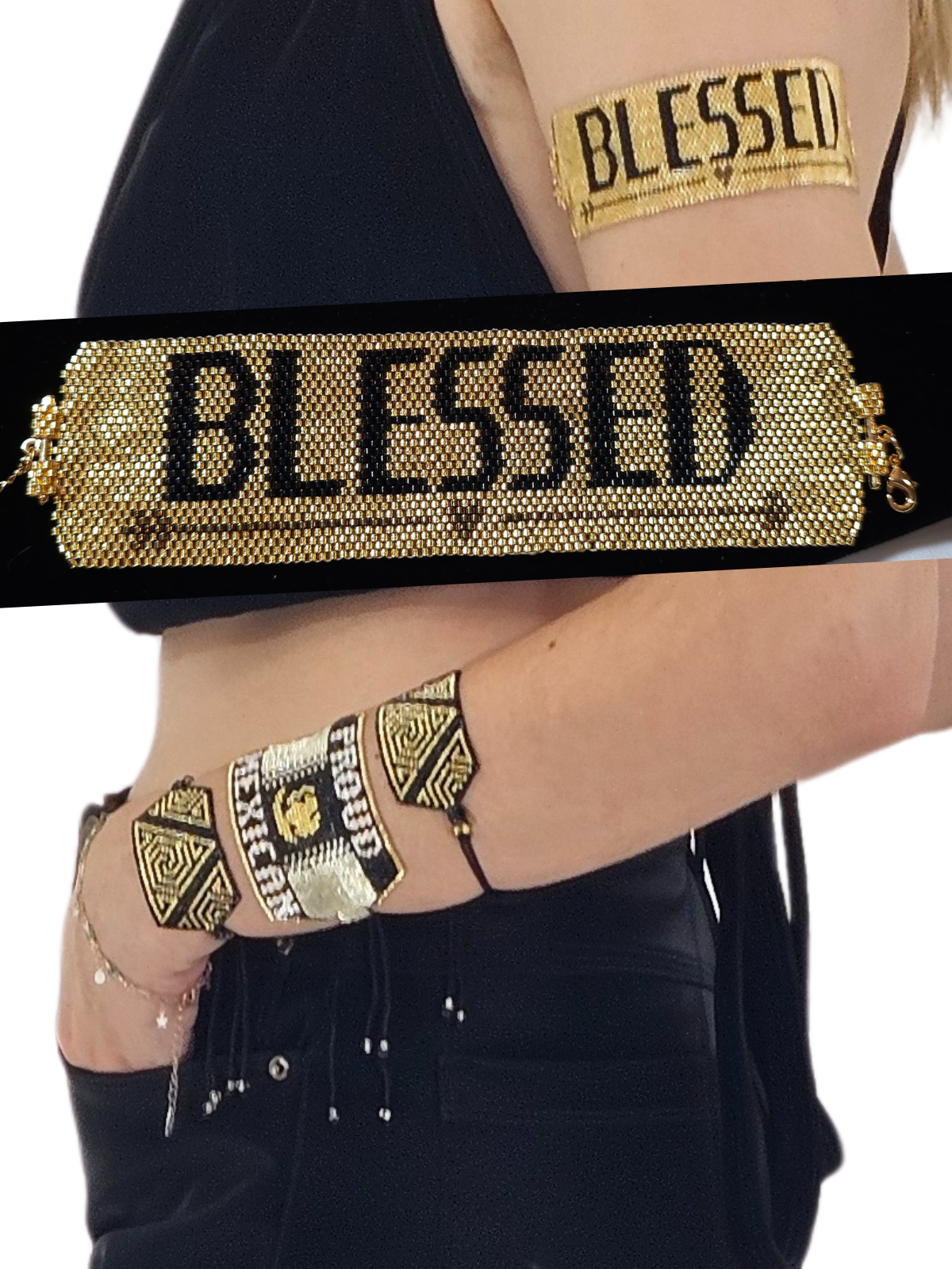 Wixarika Miyuki Beaded Bracelets – Handmade Mexican Huichol Jewelry "Corona"