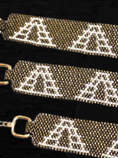 Wixarika Miyuki Beaded Bracelets – Handmade Mexican Huichol Jewelry "Corona"