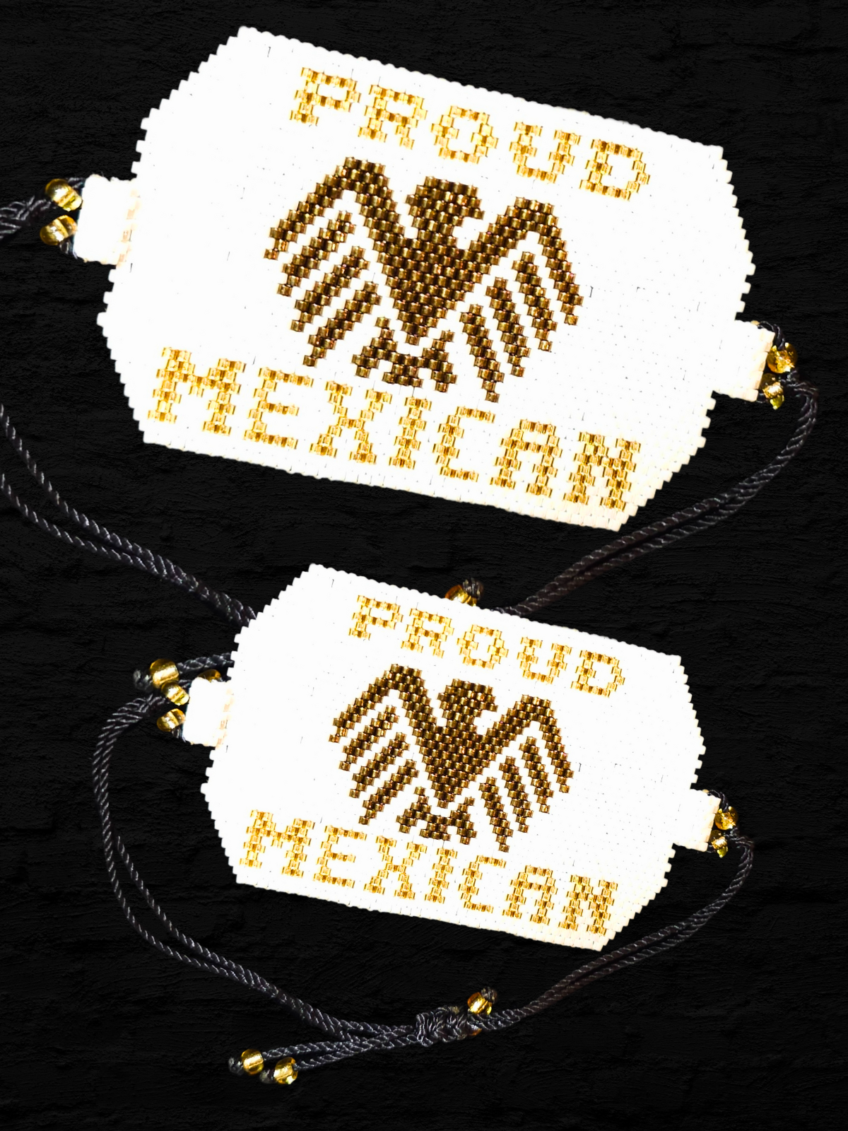 Wixarika Miyuki Beaded Bracelets – Handmade Mexican Huichol Jewelry "Corona"