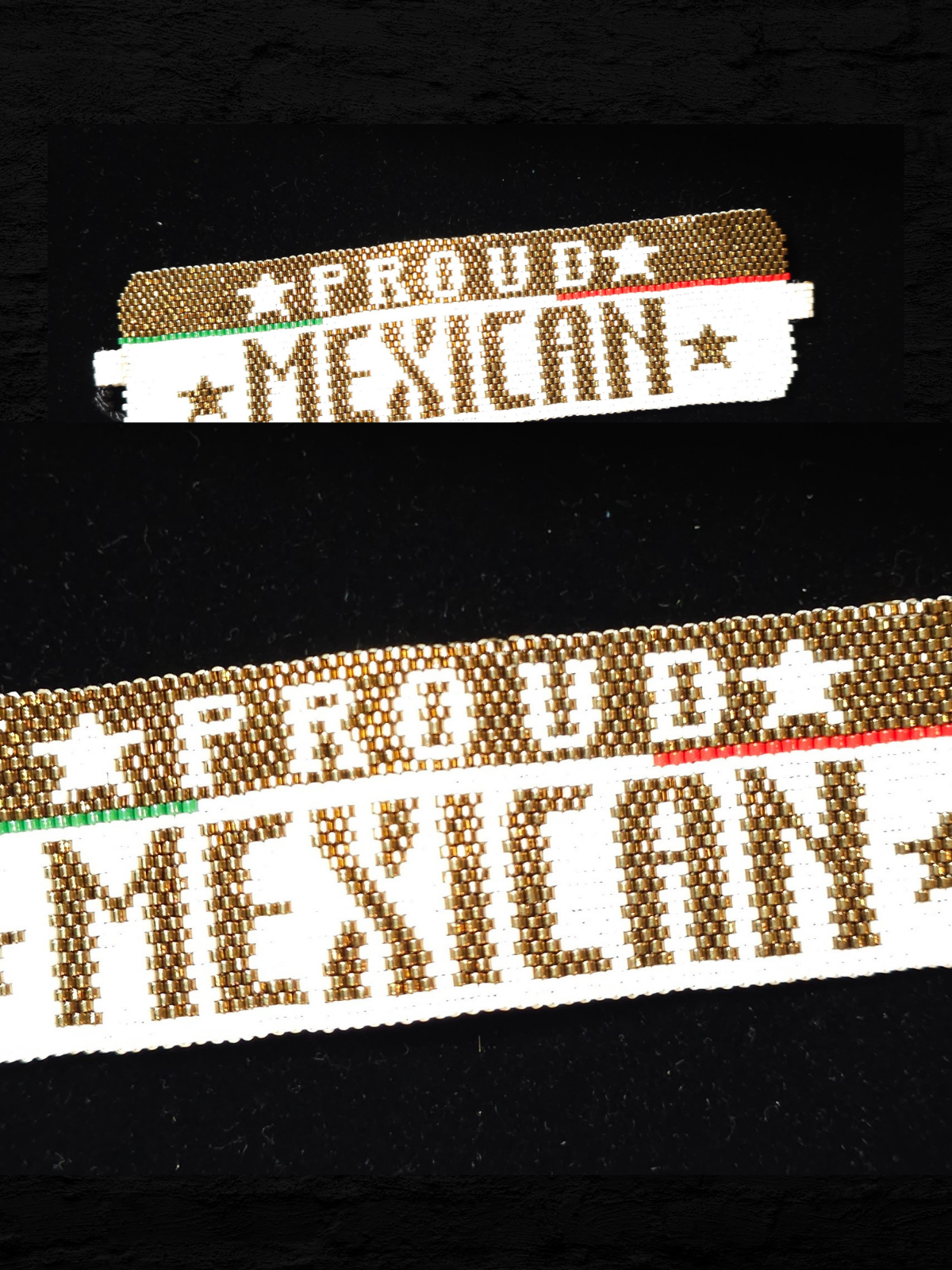 Wixarika Miyuki Beaded Bracelets – Handmade Mexican Huichol Jewelry "Corona"