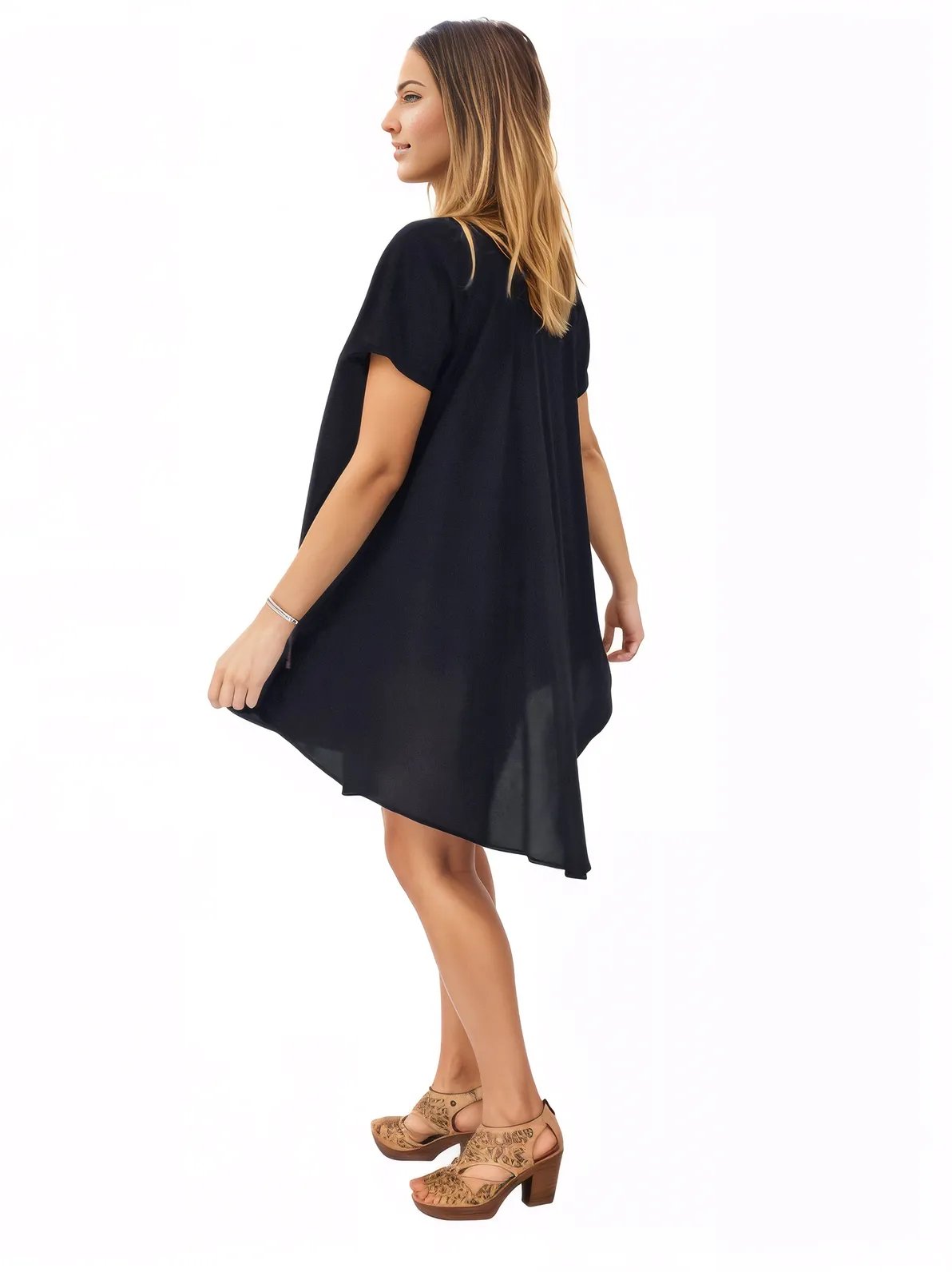 Boho Launch Dress Black * - Tenku Designs