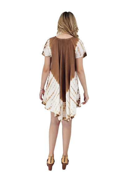 Boho Launch Dress Brown * - Tenku Designs