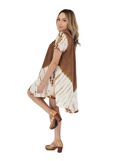 Boho Launch Dress Brown * - Tenku Designs