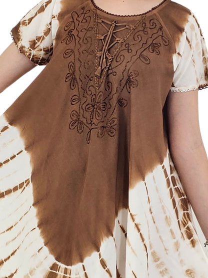 Boho Launch Dress Brown * - Tenku Designs