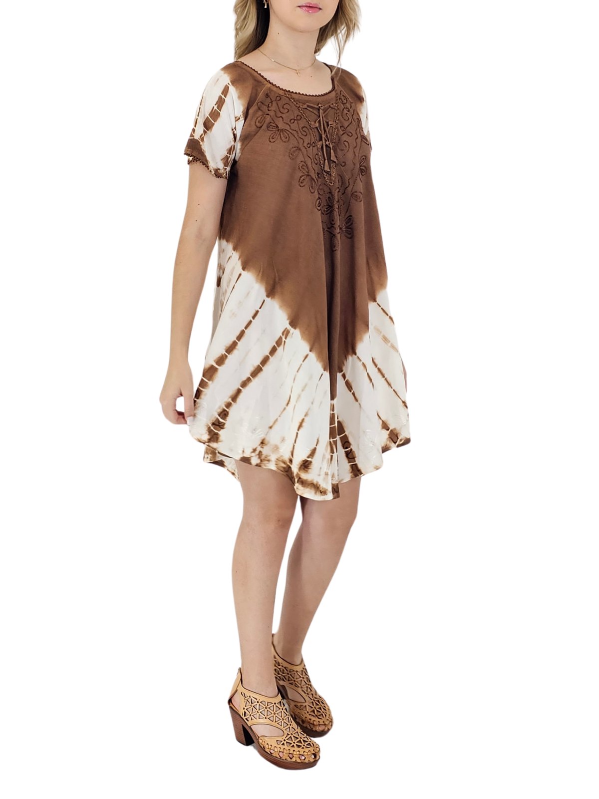 Boho Launch Dress Brown * - Tenku Designs