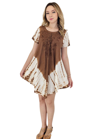 Boho Launch Dress Brown * - Tenku Designs