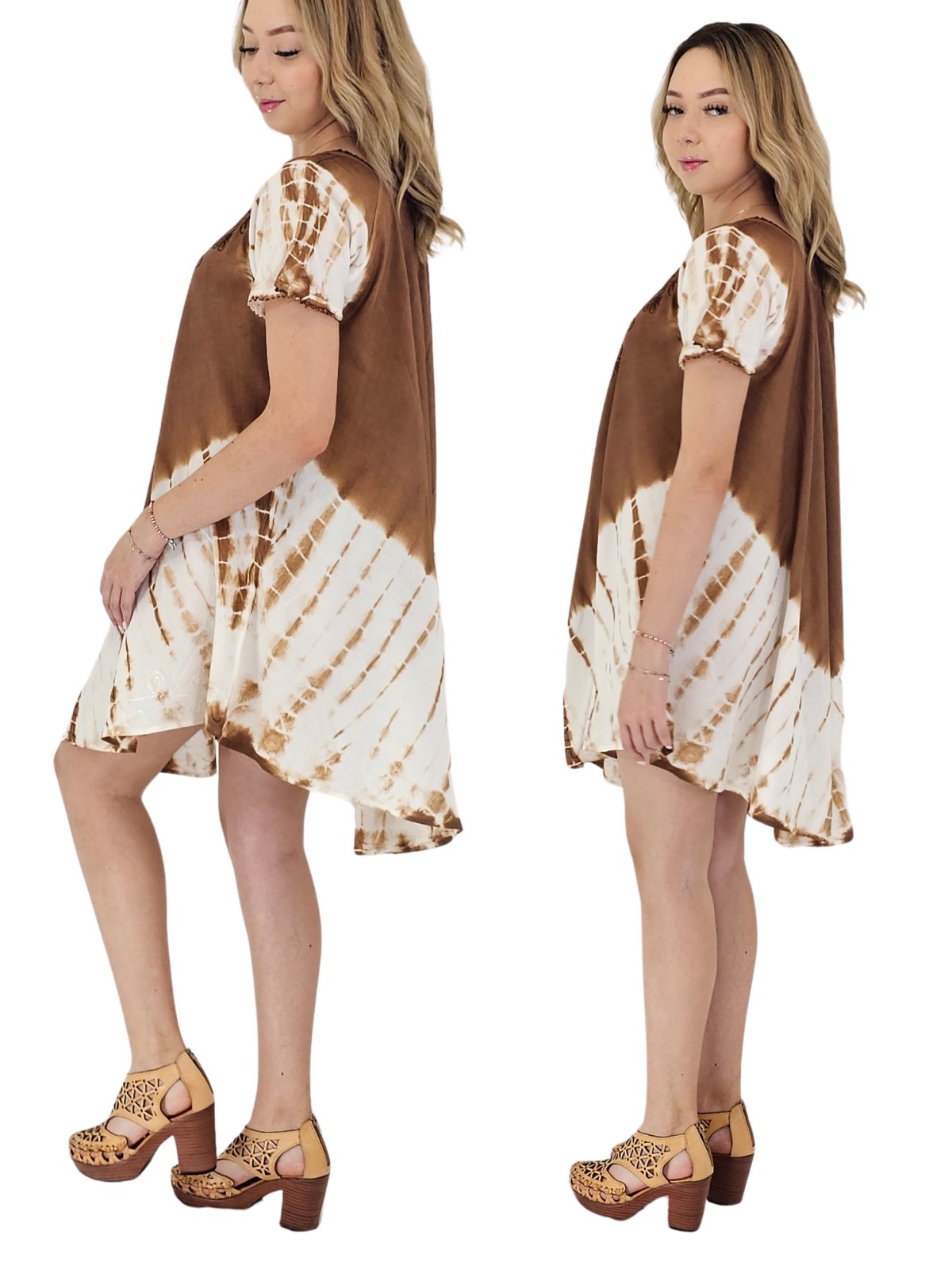 Boho Launch Dress Brown * - Tenku Designs