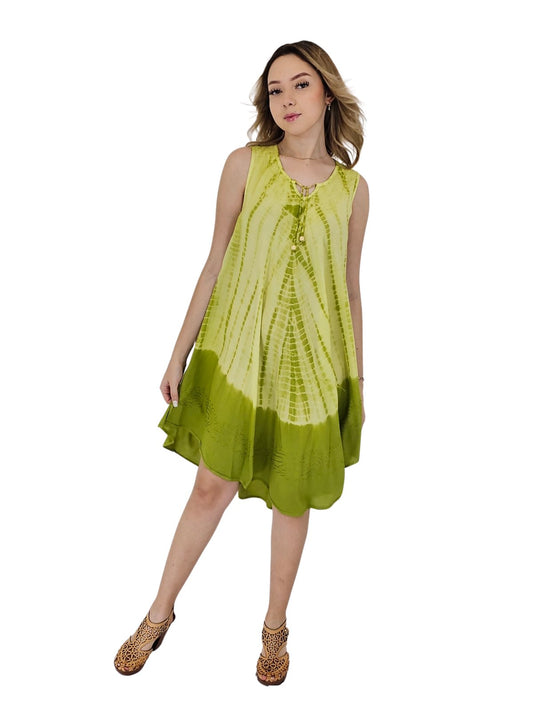 Boho Launch Dress LIME * - Tenku Designs