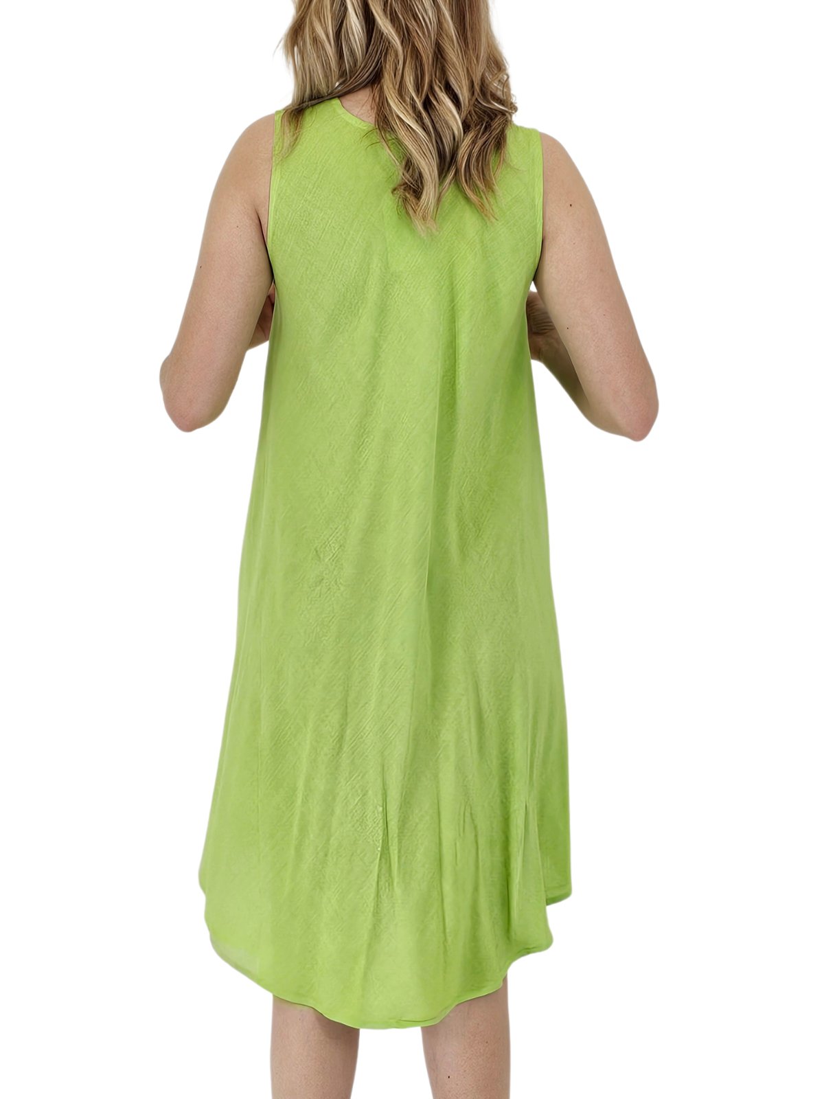 Boho Launch Dress Lime Green * - Tenku Designs