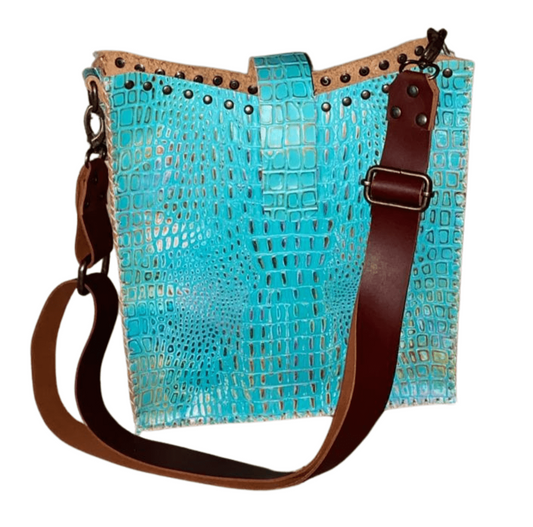 College Tote Aqua * - Tenku Designs