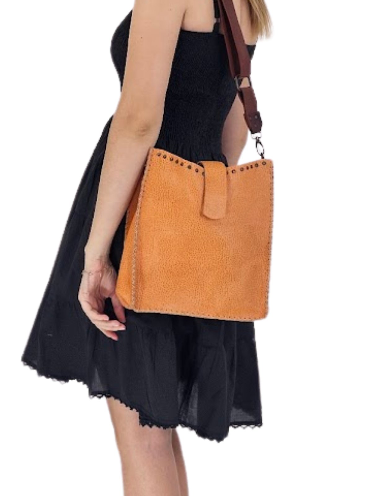 College Tote Peach - Tenku Designs