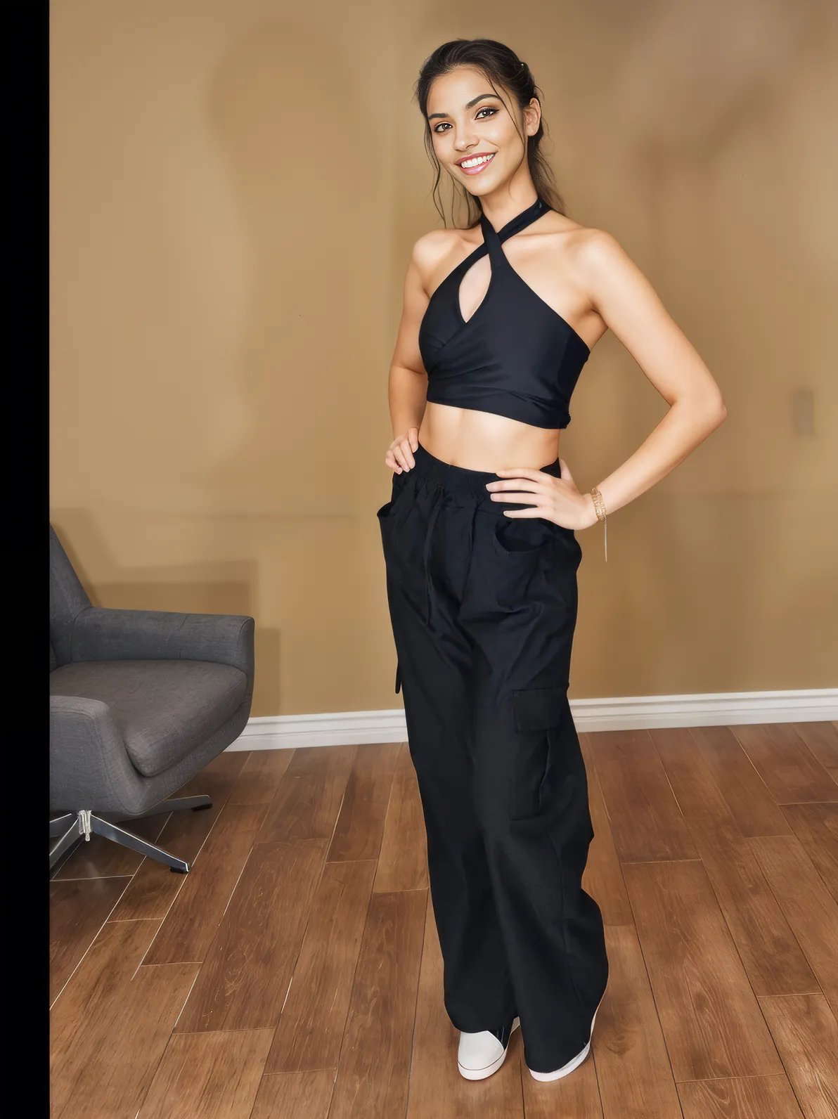 MultyWay Halter Wrap Top Black - Tenku Designs