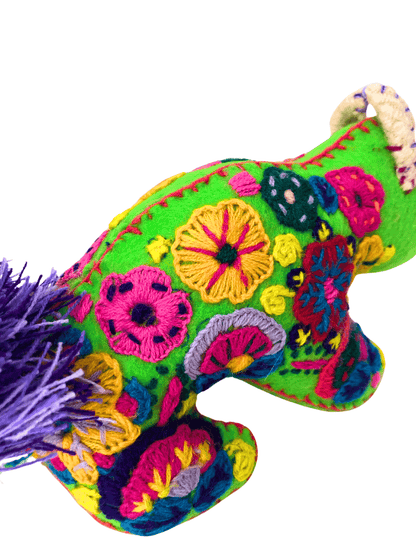 Otomi Hand Embroidered "Ardilla" - Tenku Designs