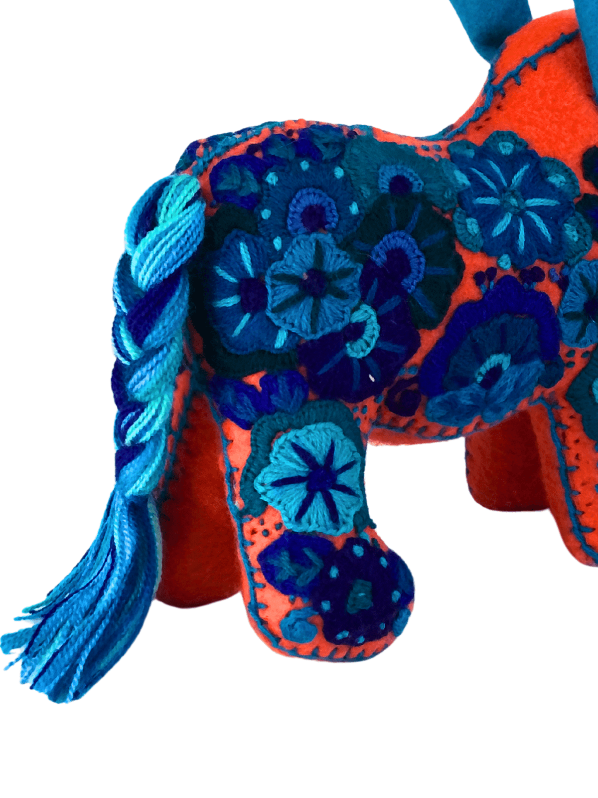 Otomi Hand Embroidered "Ardilla" - Tenku Designs